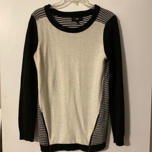 Black and white sweater